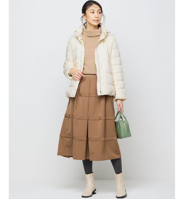 組曲「ライトタフタショートダウンコート」|ダウン|