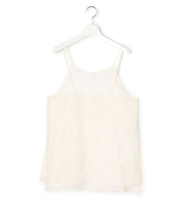 23区「刺繍レース キャミソール」|キャミソール|