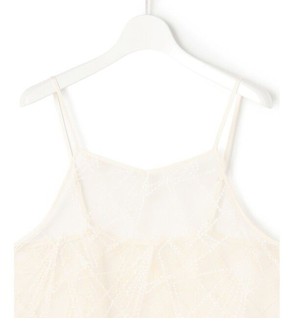 23区「刺繍レース キャミソール」|キャミソール|