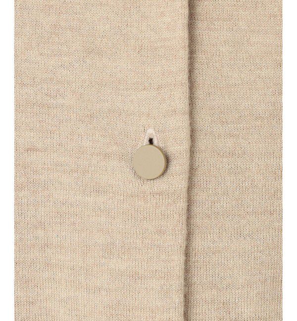 BEIGE,「CHLOR / ウールシルク配色クルーネックカーディガン」|ニット・セーター|
