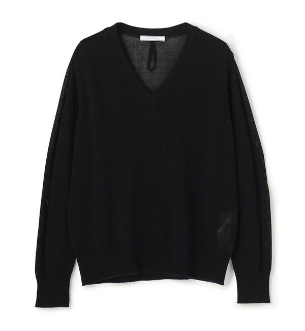 BEIGE,「ARSENOPY / コットンドライタッチ Vネックニット」|ニット・セーター|