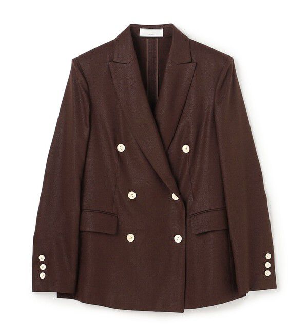 BEIGE,「CAROLE / リネンライク ダブルジャケット」|テーラードジャケット|