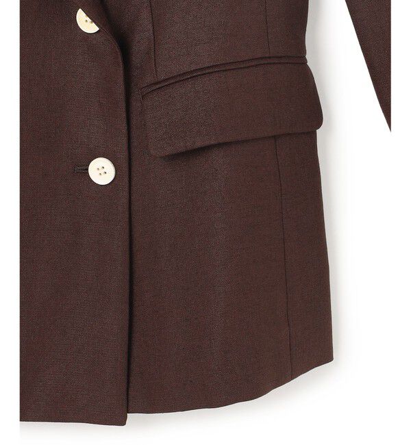 BEIGE,「CAROLE / リネンライク ダブルジャケット」|テーラードジャケット|