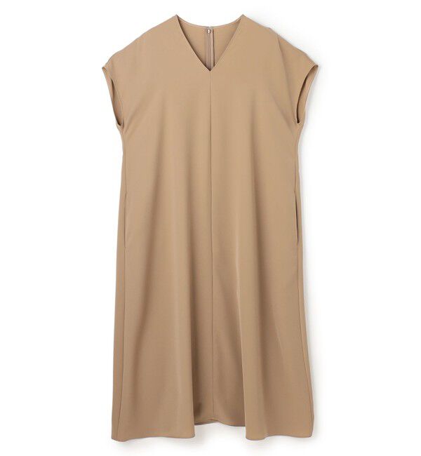 BEIGE,「VIRGILE / Vネックリラックスワンピース」|ワンピース|