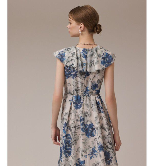 Diagram「フラワープリントフリルワンピース」|ワンピース|