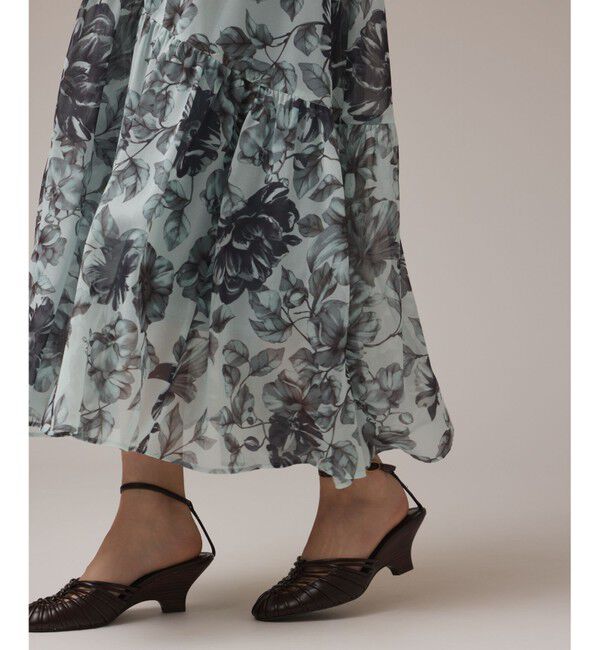 Diagram「フラワープリントフリルワンピース」|ワンピース|