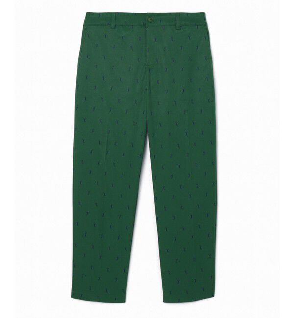 LACOSTE「吸水速乾 ウルトラドライ チェックゴルフパンツ」|チノ|