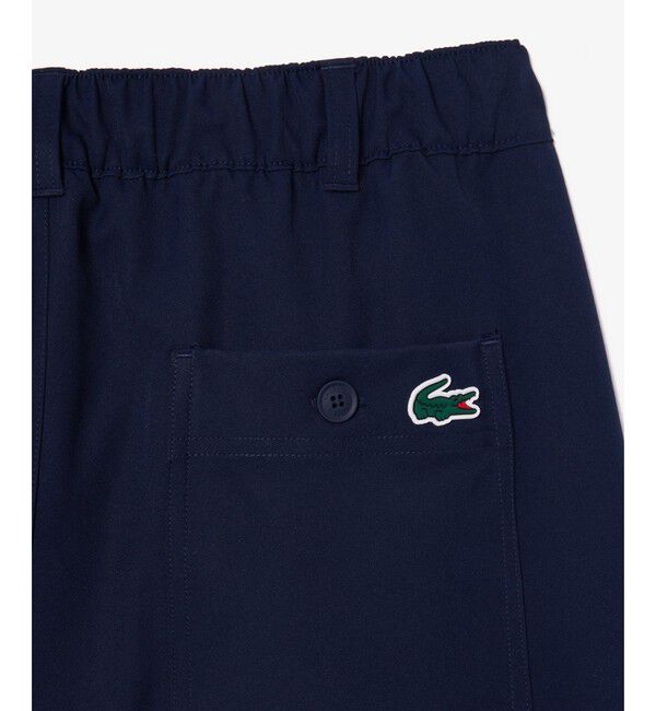 LACOSTE「吸水速乾 ウルトラドライ チェックゴルフパンツ」|チノ|