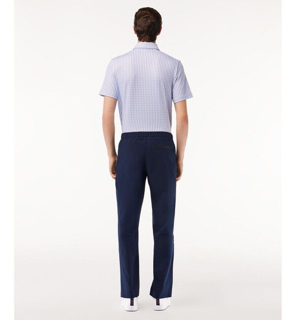 LACOSTE「耐水 撥水 止水ジップ ストレッチゴルフオーバーパンツ」|チノ|