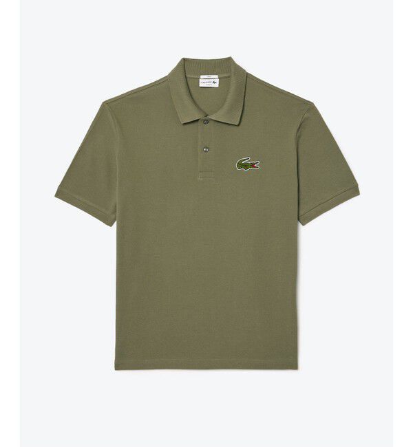 LACOSTE「L.12.12ルーズフィット ドロップショルダー 鹿の子半袖ポロシャツ」|ポロシャツ|