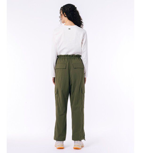 LACOSTE「ナイロンツイルカーゴパンツ」|カーゴ|