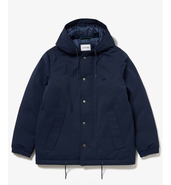 LACOSTE「RDS認証ダウン 耐水透湿メンブレン バルーンシルエット ボリューム ピケダウンジャケット / フーディ」|ダウン|
