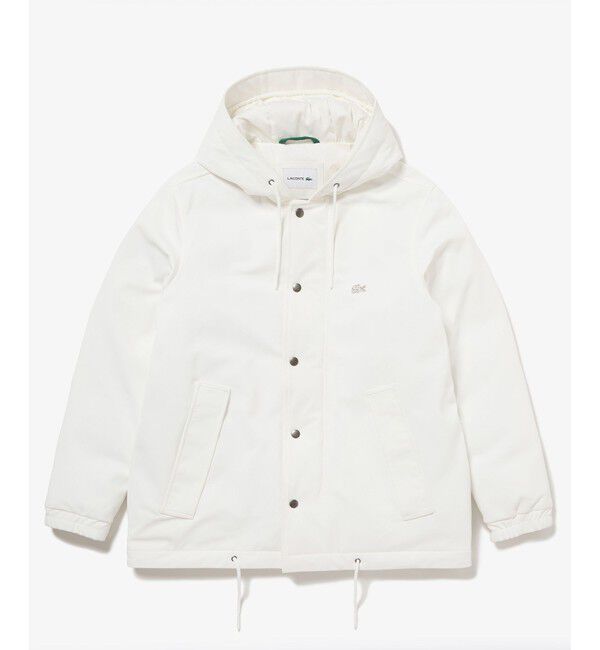 LACOSTE「RDS認証ダウン 耐水透湿メンブレン バルーンシルエット ボリューム ピケダウンジャケット / フーディ」|ダウン|