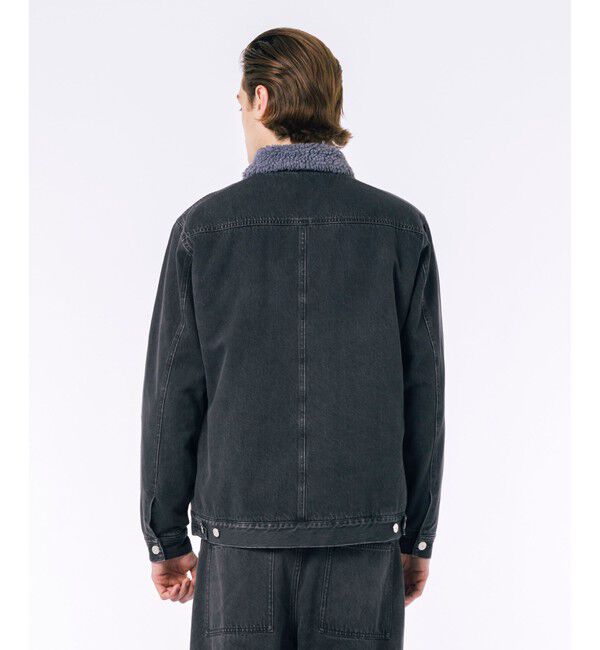 LACOSTE「ボアライニングデニムジャケット」|ブルゾン・スタジャン|