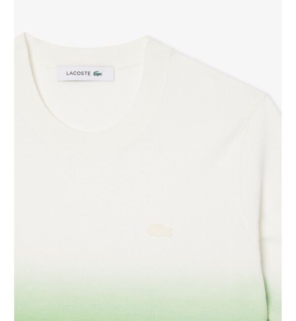 LACOSTE「グラデーションニットTシャツ」|ニット・セーター|