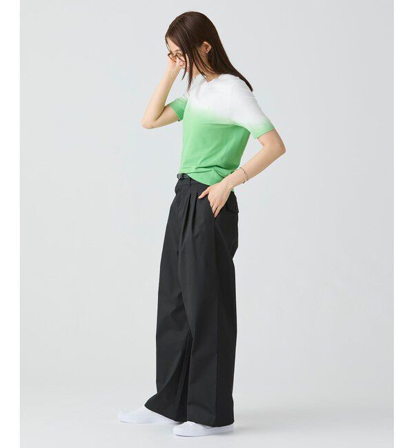 LACOSTE「グラデーションニットTシャツ」|ニット・セーター|