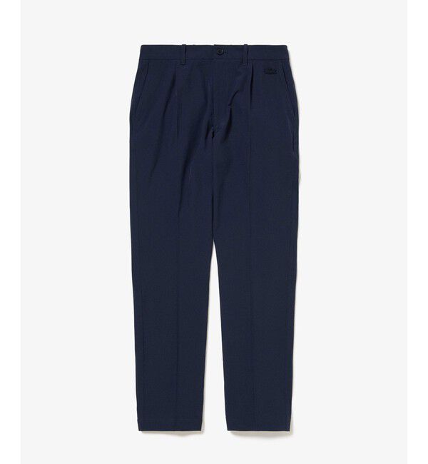 LACOSTE「ワンタックストレッチスラックス」|チノ|