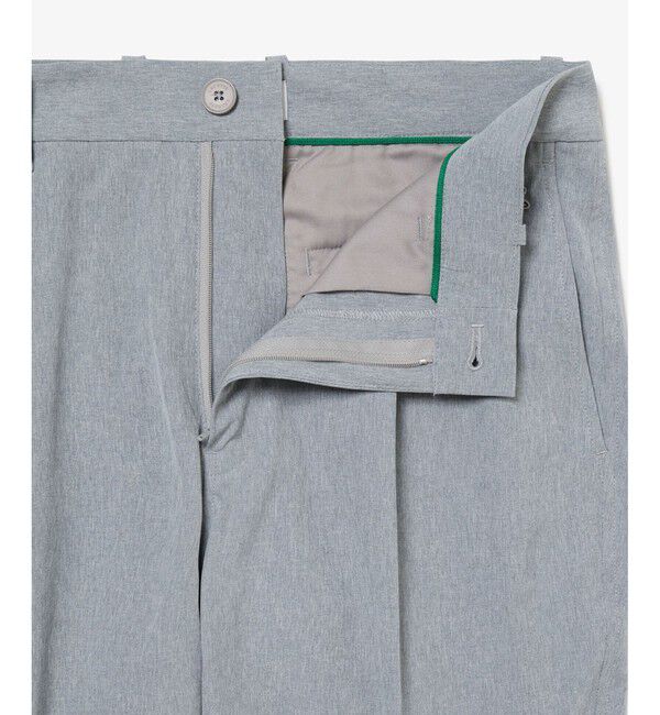 LACOSTE「ワンタックストレッチスラックス」|チノ|