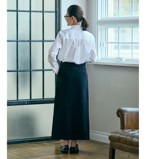 LACOSTE「ベイカーデニムスカート」|スカート|