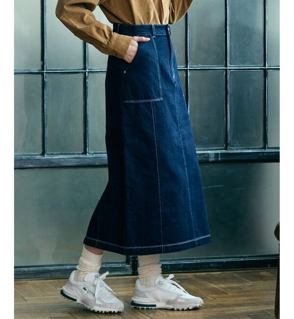 LACOSTE「ベイカーデニムスカート」|スカート|