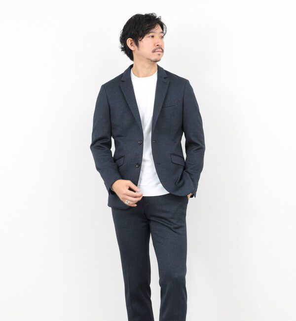 Stutostein「《ビジカジ/セットアップ対応》CORDURA 裏起毛ウォッシャブルストレッチジャケット 25AW」|テーラードジャケット|