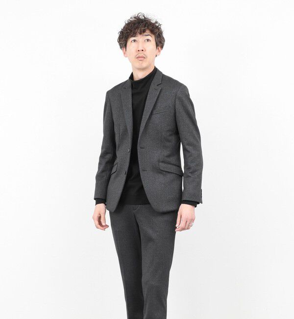 Stutostein「《ビジカジ/セットアップ対応》CORDURA 裏起毛ウォッシャブルストレッチジャケット 25AW」|テーラードジャケット|