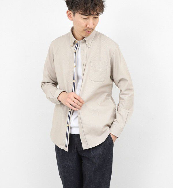 NOLLEY'S goodman「《ビジカジ対応》ALBINI 吸水速乾テープBD 26SS」|シャツ・ブラウス|