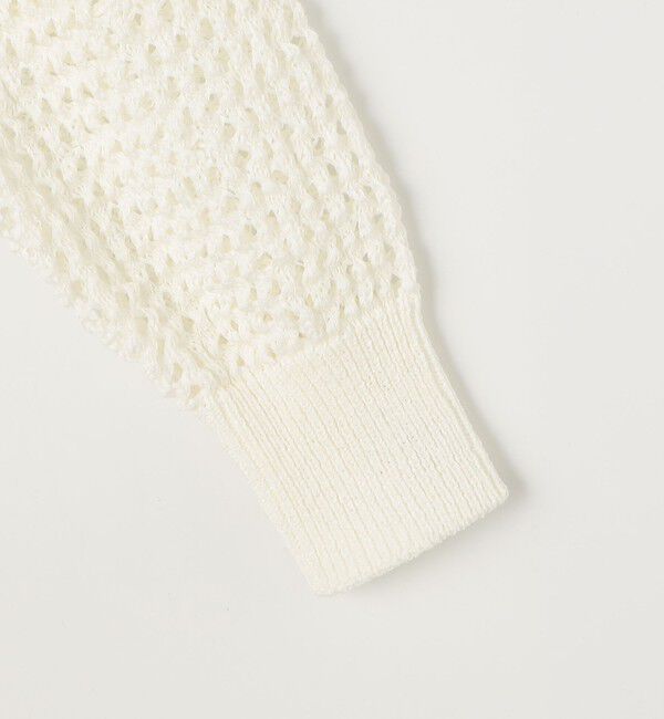 NOLLEY'S「《手洗い可能》テープメッシュ編ポロプルオーバー」|ニット・セーター|