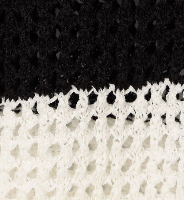 NOLLEY'S「《手洗い可能》テープメッシュ編ポロプルオーバー」|ニット・セーター|