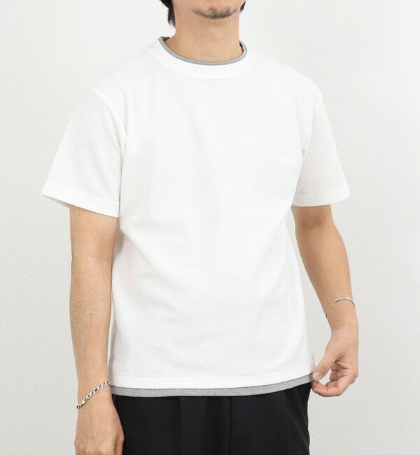 NOLLEY'S goodman「ケーブルニットダブルカラーTee 26SS」|Tシャツ・カットソー|