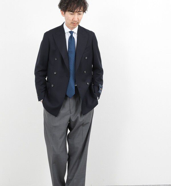 NOLLEY'S goodman「《ビジカジ対応》MARTIN ホップサックダブルJK 26SS」|テーラードジャケット|