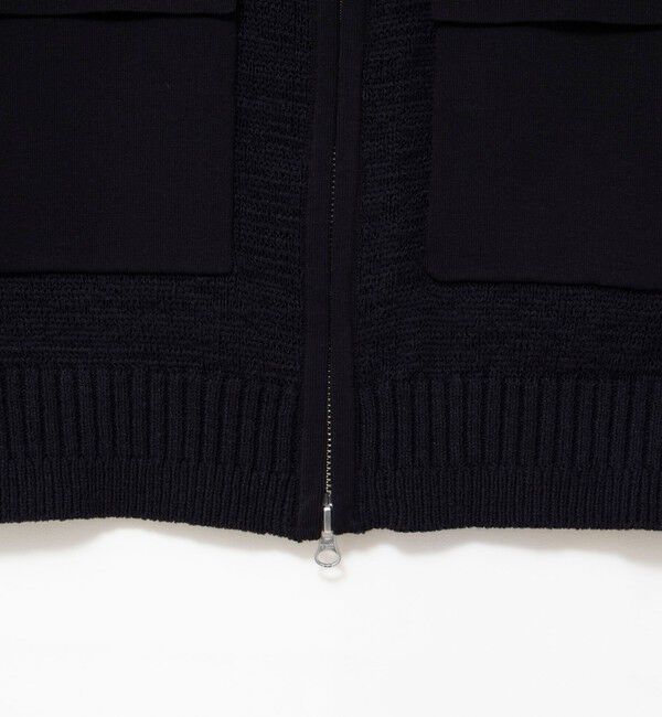 Rie Miller「《手洗い可能》テープヤーンZIP UPカーディガン」|カーディガン|