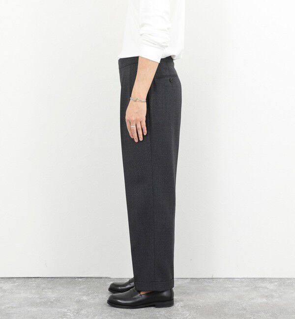 NOLLEY'S goodman「ウォッシャブルウールワイドスラックス 26SS」|スラックス|