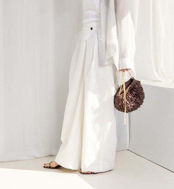 NOLLEY'S「【一部WEB限定サイズ】ウォッシャブル撥水ワイドラップパンツ」|その他|