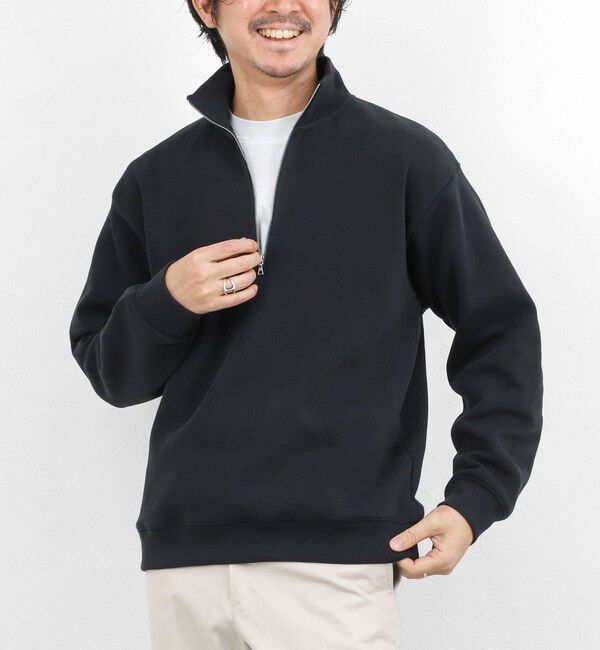 NOLLEY'S goodman「リブダンボール スタンドハーフZip 26SS」|スウェット・ジャージ|