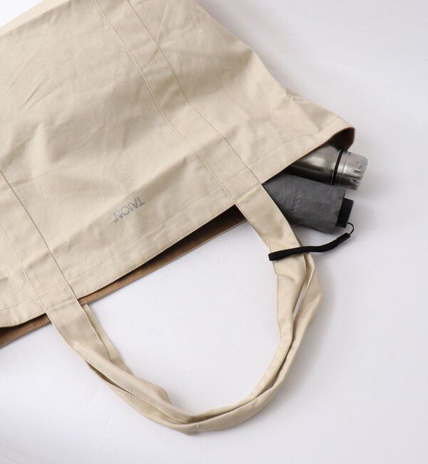 NOLLEY'S goodman「【TAION / タイオン】NON DOWN R/S CANVAS TOTE BAG L TAION-RCVTTBG01-L」|トートバッグ|