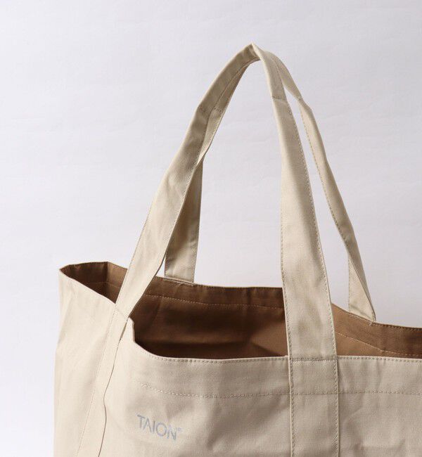 NOLLEY'S goodman「【TAION / タイオン】NON DOWN R/S CANVAS TOTE BAG L TAION-RCVTTBG01-L」|トートバッグ|