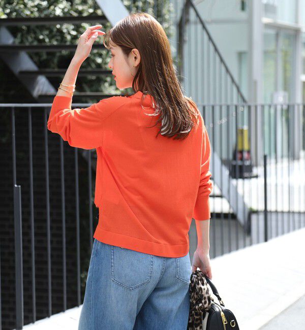 NOLLEY'S「【一部WEB限定カラー】《手洗い可能》エアリータッチゆったりVネックカーディガン」|カーディガン|