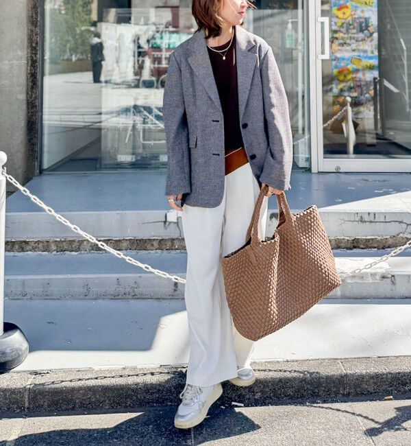 NOLLEY'S「ウォッシャブルカラミオーバージャケット」|テーラードジャケット|