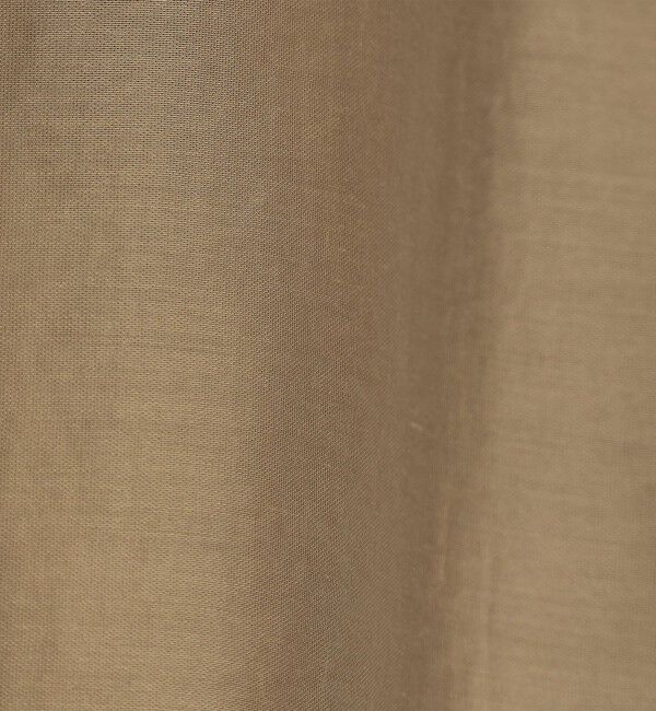 NOLLEY'S sophi「ウォッシャブルシアーオーガンジーフリルネックブラウス」|シャツ・ブラウス|