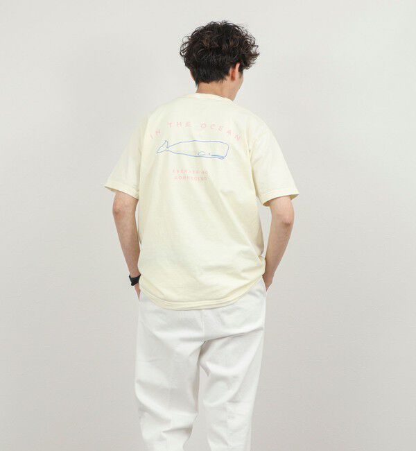 NOLLEY'S goodman「別注 メッセージ KUJIRA Tシャツ 26SS」|Tシャツ・カットソー|