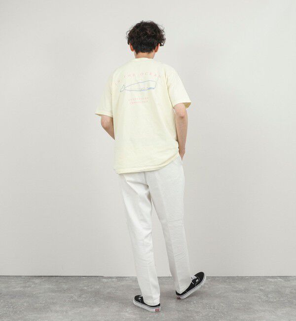 NOLLEY'S goodman「別注 メッセージ KUJIRA Tシャツ 26SS」|Tシャツ・カットソー|
