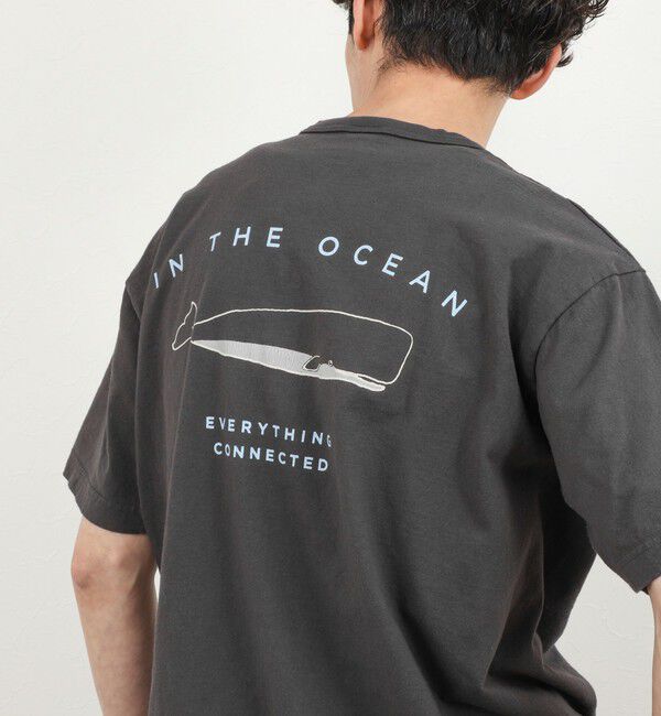 NOLLEY'S goodman「別注 メッセージ KUJIRA Tシャツ 26SS」|Tシャツ・カットソー|チャコールグレー