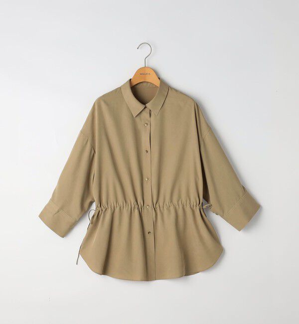 NOLLEY'S「《セットアップ対応》ウォッシャブルサンドウォッシュシャツ」|シャツ・ブラウス|