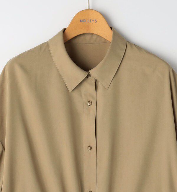 NOLLEY'S「《セットアップ対応》ウォッシャブルサンドウォッシュシャツ」|シャツ・ブラウス|