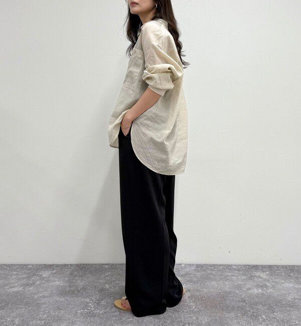 fredy emue「ラミーバンドカラーシャツ」|シャツ・ブラウス|