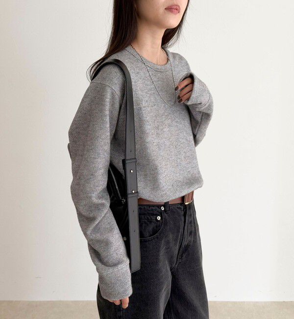 fredy emue「2WAYヘンリーラメプルオーバー」|Tシャツ・カットソー|