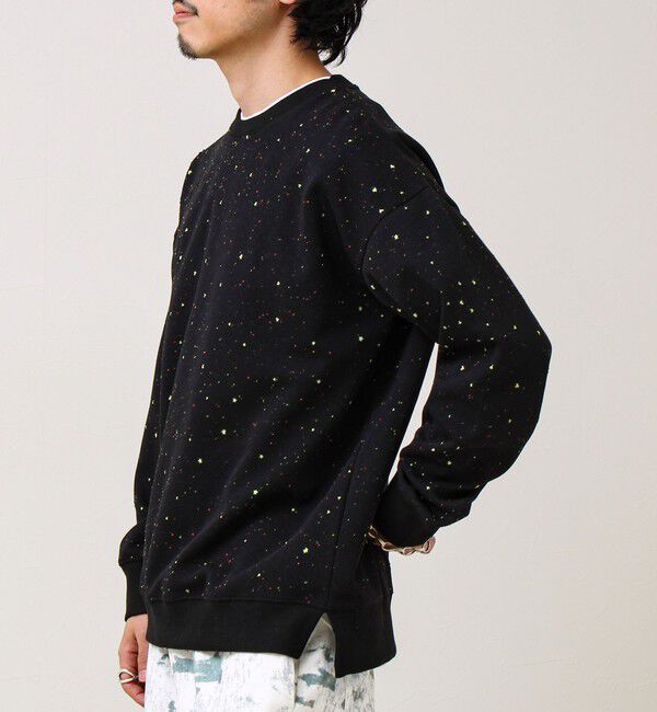 GLOSTER「星穴ネップボンディング クルーネックスウェット」|スウェット・ジャージ|
