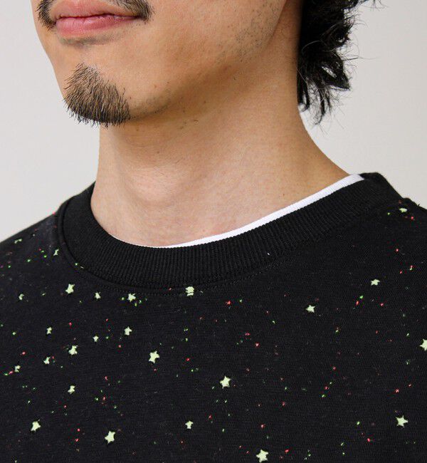 GLOSTER「星穴ネップボンディング クルーネックスウェット」|スウェット・ジャージ|