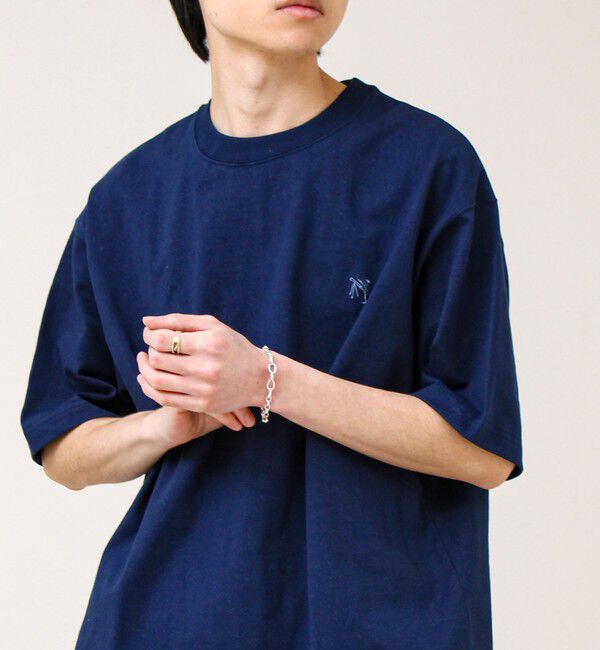 GLOSTER「【BOY刺繍】裏グラデーション ワンポイント半袖Tシャツ」|Tシャツ・カットソー|